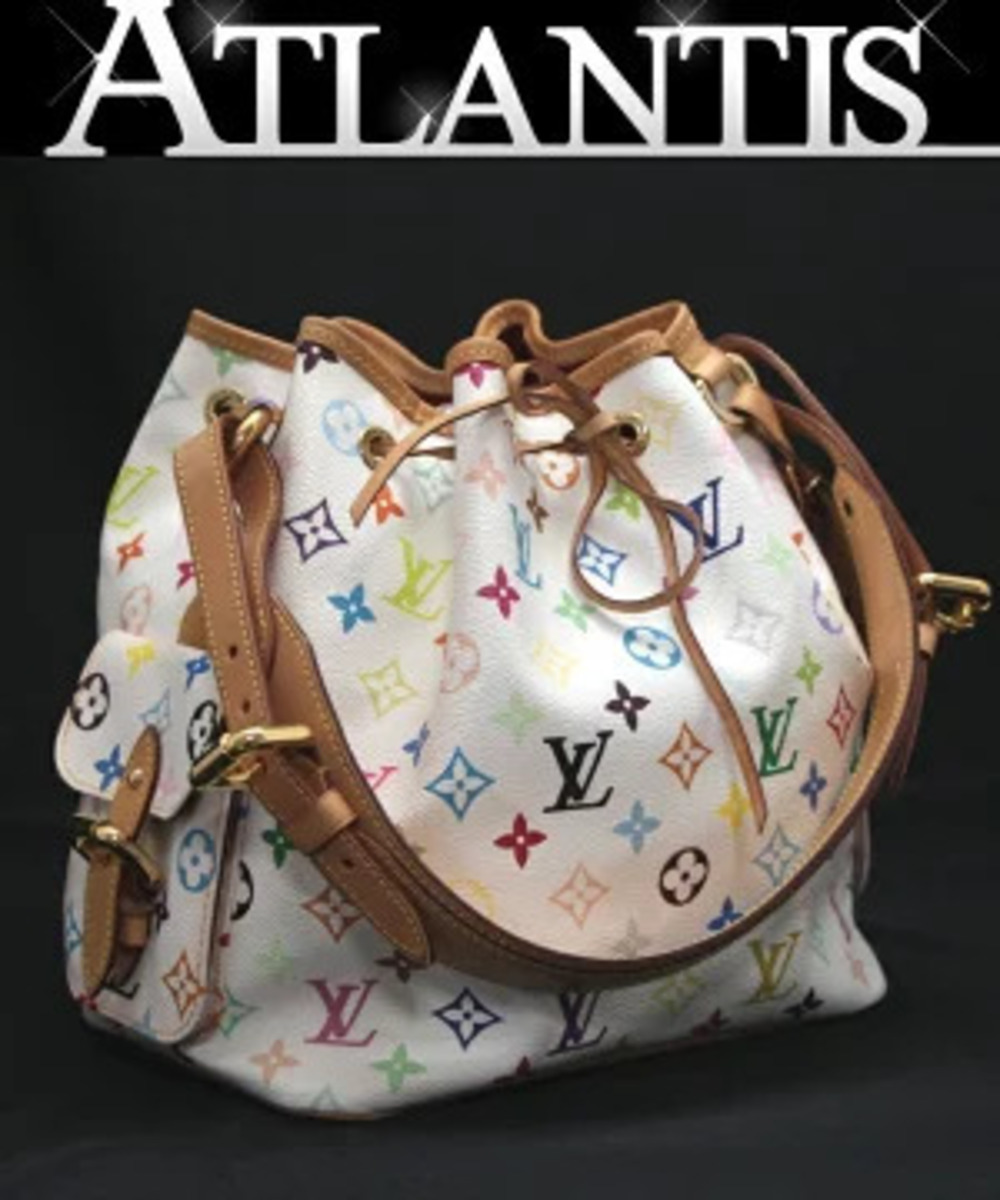 Louis Vuitton Shoulder Bag Monogram Multicolor White